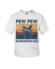 Rabbit Pew Pew Madafakas Youth T-Shirt tile