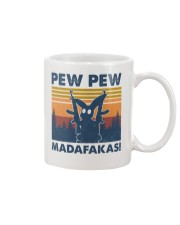 Rabbit Pew Pew Madafakas Mug tile
