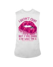 I Won't Quit Breast Cancer Awareness Sleeveless Tee tile