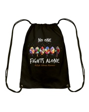 No One Fights Alone Multiple Sclerosis Drawstring Bag tile