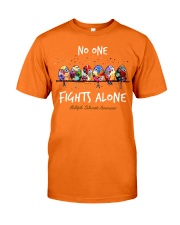 No One Fights Alone Multiple Sclerosis Classic T-Shirt front
