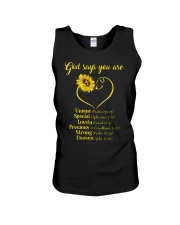 God Says You Are Unisex Tank tile
