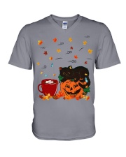 Black Cat LD-1909 V-Neck T-Shirt tile