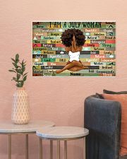 July woman 24x16 Poster poster-landscape-24x16-lifestyle-22