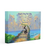 Don't Cry For Me - Puppy 14x11 Gallery Wrapped Canvas Prints front