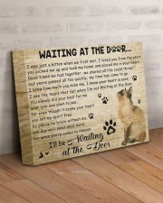 Cat will be waiting At The Door 14x11 Gallery Wrapped Canvas Prints aos-canvas-pgw-14x11-lifestyle-front-07
