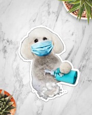 Bichon Frise wash hands Sticker - Single (Vertical) aos-sticker-single-vertical-lifestyle-front-06