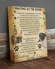 Minnie And Riley Waiting At The Door 11x14 Gallery Wrapped Canvas Prints aos-canvas-pgw-11x14-lifestyle-front-10