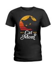 Cat Mom Ladies T-Shirt tile