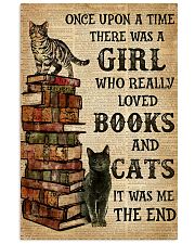 A Girl Who Loved Books And Cats 11x17 Poster front