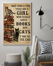 A Girl Who Loved Books And Cats 11x17 Poster lifestyle-poster-1