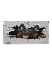 German Shepherd Crack Cloth face mask front