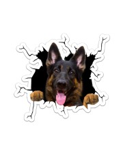German Shepherd Crack Sticker tile