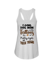 F-Bomb Dog Mom Ladies Flowy Tank tile