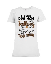 F-Bomb Dog Mom Premium Fit Ladies Tee tile