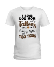 F-Bomb Dog Mom Ladies T-Shirt tile