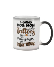 F-Bomb Dog Mom Color Changing Mug tile