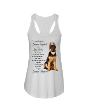 German Shepherd Ladies Flowy Tank tile