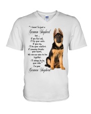 German Shepherd V-Neck T-Shirt tile