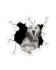 English Setter Sticker - Single (Vertical) front