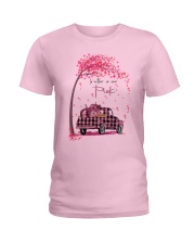 In october we wear pink Ladies T-Shirt tile