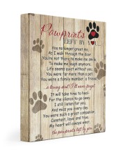 Pawprints Left By You 11x14 Gallery Wrapped Canvas Prints front