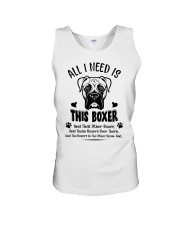 All I Need Is This Boxer Unisex Tank tile
