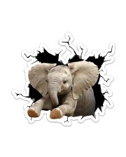 Elephant Crack Sticker - Single (Vertical) front