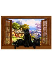 Black cat 36x24 Poster front