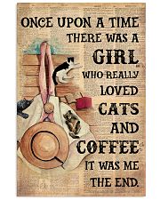 Loved cats n coffee 11x17 Poster front