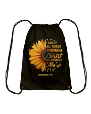 I Can Do All Things Through Christ Drawstring Bag tile