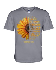 I Can Do All Things Through Christ V-Neck T-Shirt tile