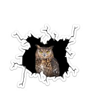 Owl Crack Sticker tile