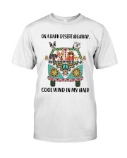 Dogs and hippie girl Premium Fit Mens Tee tile