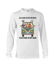 Dogs and hippie girl Long Sleeve Tee tile