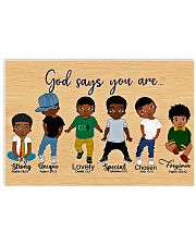 God say you are 17x11 Poster front