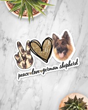 Peace Love German Shepherd Sticker - Single (Horizontal) aos-sticker-single-horizontal-lifestyle-front-06