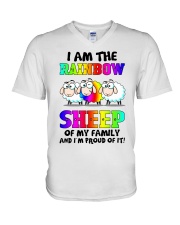 I Am The Rainbow V-Neck T-Shirt tile