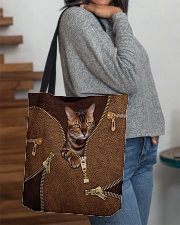 Bengal Cat All-over Tote aos-all-over-tote-lifestyle-front-09