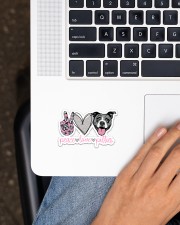 Peace Love Pitties Sticker - Single (Vertical) aos-sticker-single-vertical-lifestyle-front-11