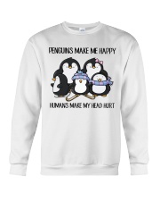 Penguins make me happy Crewneck Sweatshirt tile