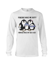 Penguins make me happy Long Sleeve Tee tile