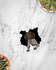 German Shorthair Crack Sticker - Single (Vertical) aos-sticker-single-vertical-lifestyle-front-06