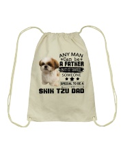 shih tzu Drawstring Bag tile