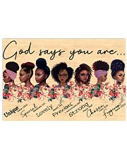 God Says You Are 17x11 Poster front