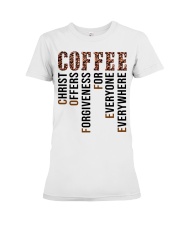 Coffee Premium Fit Ladies Tee tile