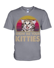 Show Me Your Kitties V-Neck T-Shirt tile