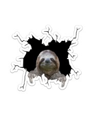 Sloth Crack Sticker - Single (Vertical) front