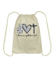 Peace Drawstring Bag tile