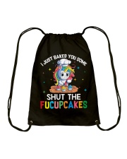 Shut The Fucupcakes Drawstring Bag tile